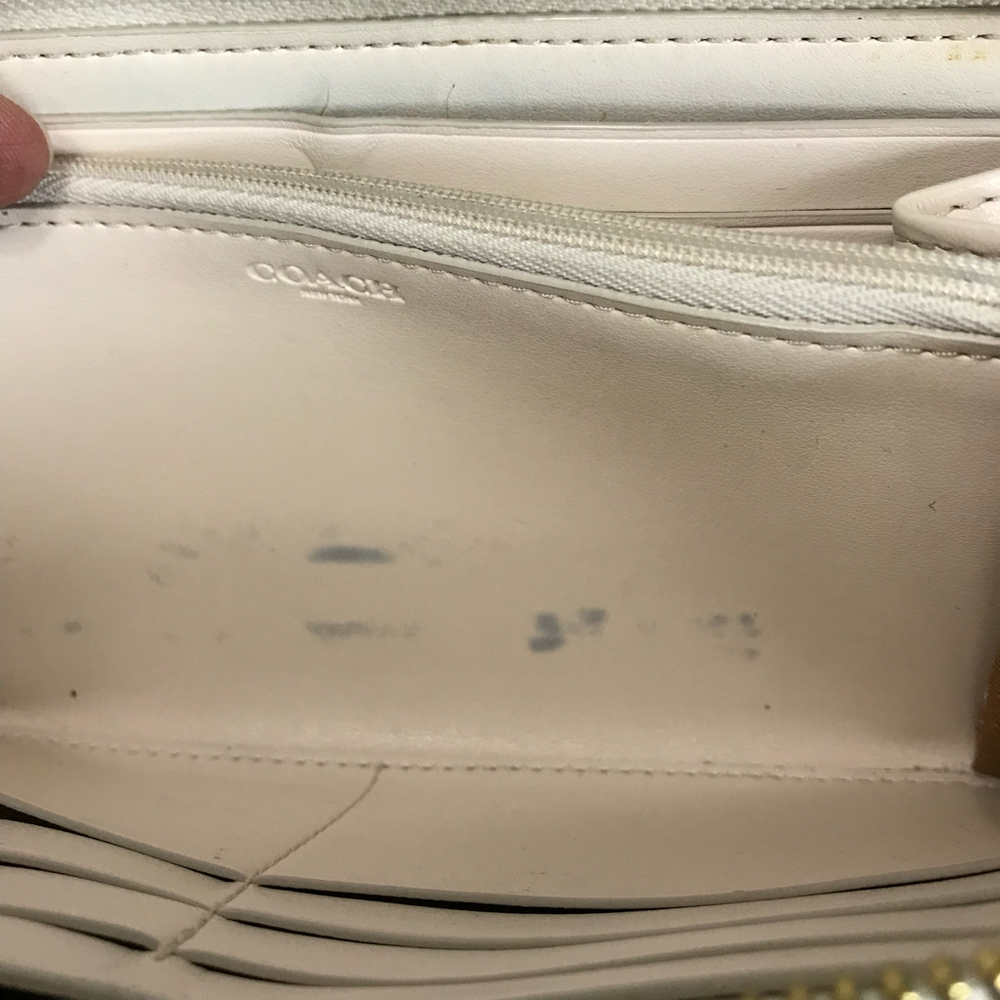 Coach Signature Canvas Accordion Zip Wallet - image 4